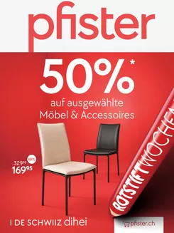 Pfister Katalog | Top-Ängbot für Sparfüchse | 2026-07-15T00:00:00.000Z - 2026-07-29T00:00:00.000Z