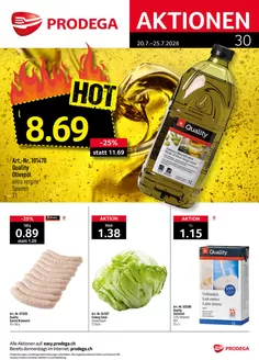 Prodega Katalog in Therwil | Aktionen agh kw30 2026 d web 1 | 2026-07-20T00:00:00.000Z - 2026-07-25T00:00:00.000Z