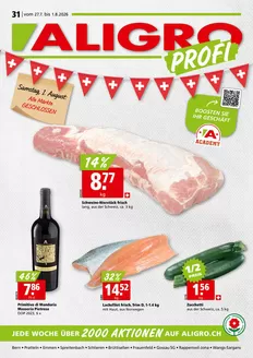 Aligro Katalog in Lyss | Top-Deals und Rabatt | 2026-07-27T00:00:00.000Z - 2026-08-01T00:00:00.000Z