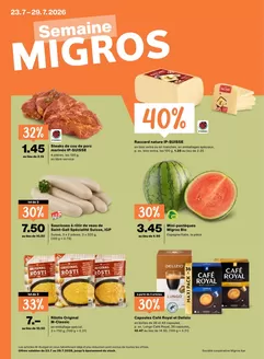 Migros Katalog in Cham | Migros reklamblad - FR | 2026-07-23T00:00:00.000Z - 2026-07-29T00:00:00.000Z