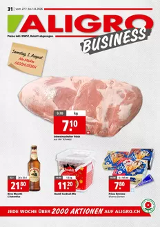 Aligro Katalog in Wil | Aktuälli Deals und Ängbot | 2026-07-27T00:00:00.000Z - 2026-08-01T00:00:00.000Z