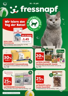 Fressnapf Katalog in Köniz | Angebote aus unserer Werbung für dich - DE | 2026-07-28T00:00:00.000Z - 2026-07-31T00:00:00.000Z