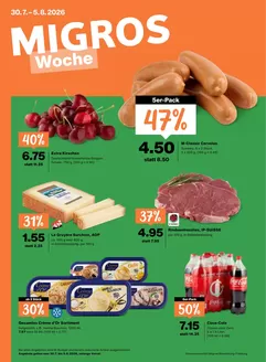 Migros Katalog in Le Locle | Migros reklamblad - DE | 2026-07-30T00:00:00.000Z - 2026-08-05T00:00:00.000Z