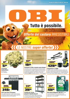 OBI Katalog in Lausanne | LE NOSTRE SUPER OFFERTE | 2026-08-04T00:00:00.000Z - 2026-08-30T00:00:00.000Z