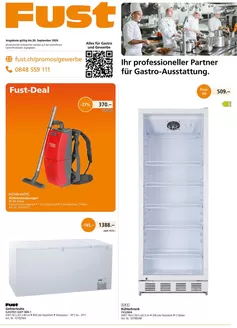 Fust Katalog in Chur | GastroFlyer2026GastroDE | 2026-08-07T00:00:00.000Z - 2026-09-20T00:00:00.000Z