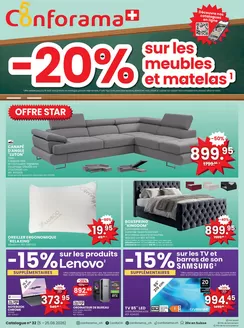 Conforama Katalog | Top-Ängbot für alli Schnäppchenjäger | 2026-08-05T00:00:00.000Z - 2026-08-25T00:00:00.000Z
