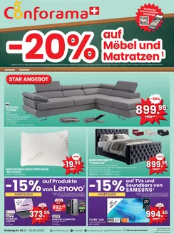 Conforama Katalog | Top-Ängbot für Sparfüchse | 2026-08-05T00:00:00.000Z - 2026-08-25T00:00:00.000Z