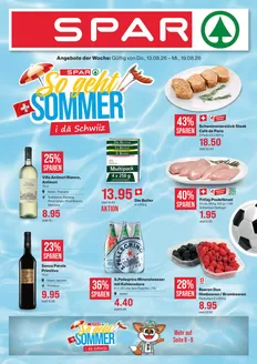 SPAR Katalog | Aktuälli Schnäppchen und Ängbot | 2026-08-13T00:00:00.000Z - 2026-08-19T00:00:00.000Z