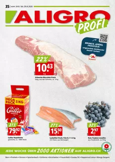 Aligro Katalog in Lausanne | Exklusivi Schnäppchen | 2026-08-24T00:00:00.000Z - 2026-08-29T00:00:00.000Z