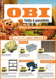 OBI Katalog | LE NOSTRE SUPER OFFERTE | 2026-09-01T00:00:00.000Z - 2026-10-04T00:00:00.000Z