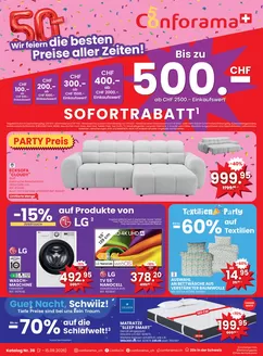 Conforama Katalog in Spreitenbach | Jetzt spare mit üse Deals | 2026-09-02T00:00:00.000Z - 2026-09-15T00:00:00.000Z