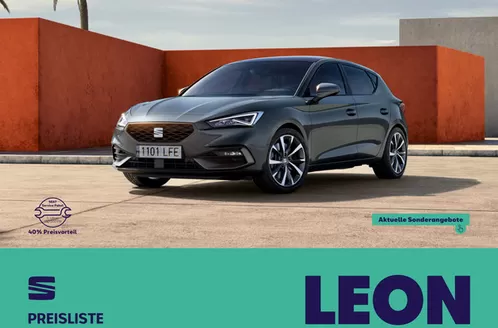 Seat Katalog in Basel | Seat SEAT Leon 5Neuwagenprogramm MY27 072026 | 2026-09-03T00:00:00.000Z - 2026-09-17T00:00:00.000Z