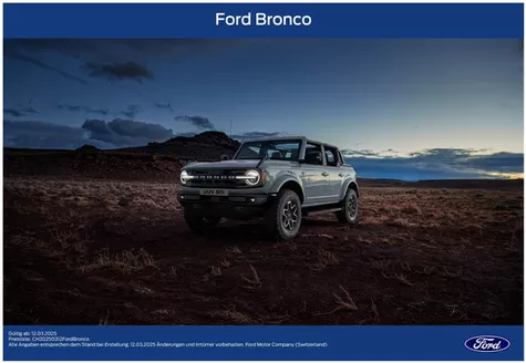 Ford Katalog in Basel | PL ford Bronco. | 2026-09-08T00:00:00.000Z - 2026-09-22T00:00:00.000Z