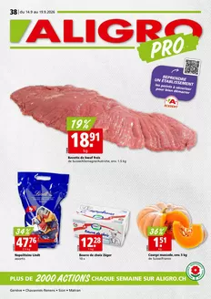 Aligro Katalog in Richterswil | Actions PRO #38 | 2026-09-14T00:00:00.000Z - 2026-09-19T00:00:00.000Z