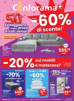 Conforama Katalog | Jetzt spare mit üse Deals | 2026-09-09T00:00:00.000Z - 2026-09-22T00:00:00.000Z