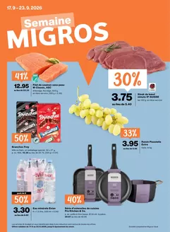 Migros Katalog in Amriswil | Migros reklamblad - DE | 2026-09-17T00:00:00.000Z - 2026-09-23T00:00:00.000Z