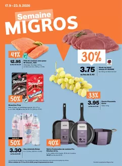 Migros Katalog in Kloten | Migros reklamblad - FR | 2026-09-17T00:00:00.000Z - 2026-09-23T00:00:00.000Z
