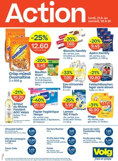 Volg Katalog in Dübendorf | Tolle Rabatt uf usgwählte Produkt | 2026-09-21T00:00:00.000Z - 2026-09-26T00:00:00.000Z