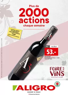 Aligro Katalog in Küssnacht | Aligro reklamblad | 2026-09-22T00:00:00.000Z - 2026-10-03T00:00:00.000Z