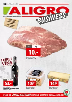 Aligro Katalog in Küssnacht | Actions BUSINESS #39 | 2026-09-21T00:00:00.000Z - 2026-10-03T00:00:00.000Z
