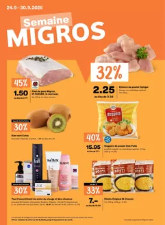 Migros Katalog in Winterthur | Migros reklamblad - FR | 2026-09-24T00:00:00.000Z - 2026-09-30T00:00:00.000Z