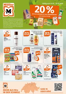 Müller Katalog in Bern | Sparen macht Freude | 2026-09-30T00:00:00.000Z - 2026-10-07T00:00:00.000Z