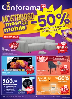 Conforama Katalog in Wohlen | Exklusivi Schnäppchen | 2026-09-30T00:00:00.000Z - 2026-10-13T00:00:00.000Z