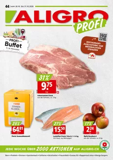 Aligro Katalog | Tolle Rabatt uf usgwählte Produkt | 2026-10-26T00:00:00.000Z - 2026-10-31T00:00:00.000Z