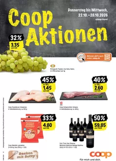 Coop Katalog in Einsiedeln | Exklusivi Deals für üsi Chunde | 2026-10-22T00:00:00.000Z - 2026-10-28T00:00:00.000Z