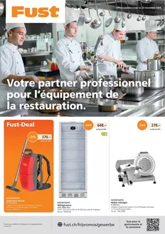 Fust Katalog in Villars-sur-Glâne | GastroFlyerKW442026FR | 2026-10-23T00:00:00.000Z - 2026-11-22T00:00:00.000Z