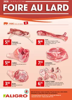 Aligro Katalog | Tolles Ängbot für alli Chunde | 2026-10-26T00:00:00.000Z - 2026-12-12T00:00:00.000Z