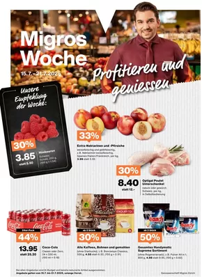 Migros Katalog in Zürich | Exklusivi Schnäppchen | 2025-07-15T00:00:00.000Z - 2025-07-21T00:00:00.000Z
