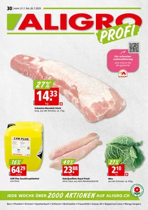 Aligro Katalog in Bern | Sonderängbot für Sie | 2025-07-21T00:00:00.000Z - 2025-07-26T00:00:00.000Z