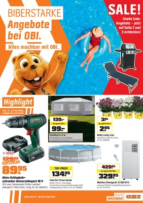 OBI Katalog in Langenthal | Alles machbar mit OBI. | 2025-07-18T00:00:00.000Z - 2025-08-09T00:00:00.000Z