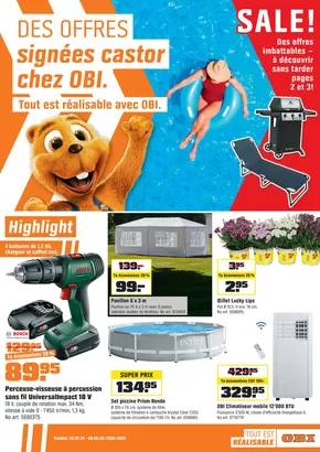 OBI Katalog in Langenthal | Tout est réalisable avec OBI. | 2025-07-18T00:00:00.000Z - 2025-08-09T00:00:00.000Z