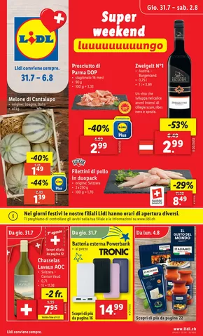 Lidl Katalog in Winterthur | Jetzt spare mit üse Deals | 2025-07-31T00:00:00.000Z - 2025-08-06T00:00:00.000Z