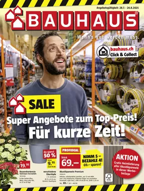 Bauhaus Katalog in Langenthal | Der neue BAUHAUS Prospekt für August ist da | 2025-07-28T00:00:00.000Z - 2025-08-24T00:00:00.000Z