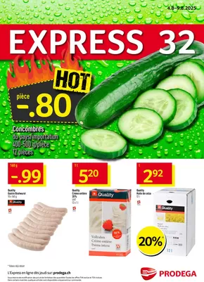 Prodega Katalog in Kriens | Prodega reklamblad - FR | 2025-08-04T00:00:00.000Z - 2025-08-09T00:00:00.000Z