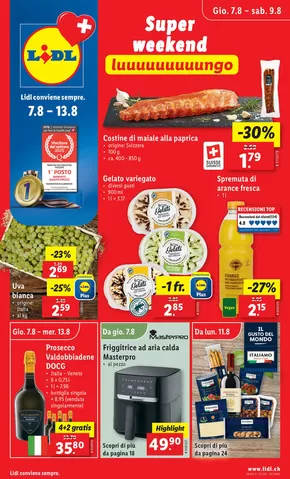 Lidl Katalog in Winterthur | Attraktiivi Sonderängbot für alli | 2025-08-07T00:00:00.000Z - 2025-08-13T00:00:00.000Z