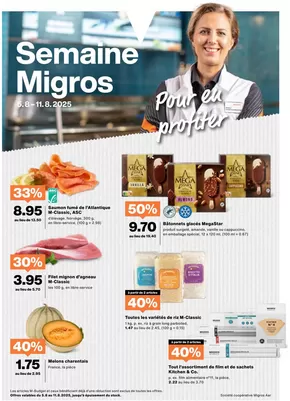Migros Katalog in Zürich | Tolle Rabatt uf usgwählte Produkt | 2025-08-05T00:00:00.000Z - 2025-08-11T00:00:00.000Z