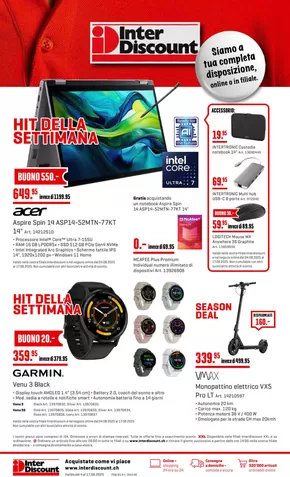 Interdiscount Katalog | Interdiscount reklamblad IT | 2025-08-04T00:00:00.000Z - 2025-08-17T00:00:00.000Z