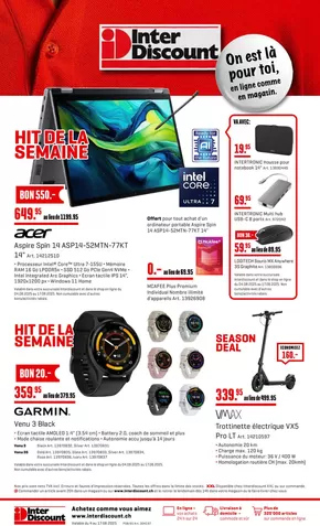 Interdiscount Katalog in Gossau (SG) | Interdiscount reklamblad IT | 2025-08-04T00:00:00.000Z - 2025-08-17T00:00:00.000Z