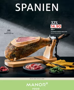 Manor Katalog | Flyer «Spanische Köstlichkeiten» - DE | 2025-08-05T00:00:00.000Z - 2025-08-25T00:00:00.000Z