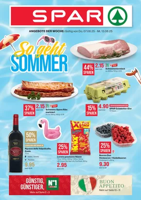 SPAR Katalog in Bülach | Top-Ängbot für Sparfüchse | 2025-08-07T00:00:00.000Z - 2025-08-13T00:00:00.000Z