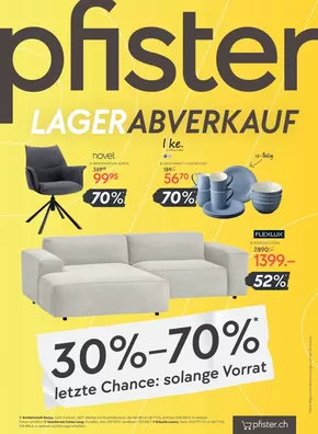 Pfister Katalog in Zürich | Üsi beste Deals für Sie | 2025-08-12T00:00:00.000Z - 2025-08-26T00:00:00.000Z
