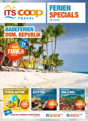 Coop Travel Katalog | Ferien Specials 03/25 | 2025-08-12T00:00:00.000Z - 2025-08-26T00:00:00.000Z