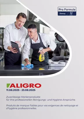 Aligro Katalog in Genève | Top-Ängbot für alli Schnäppchenjäger | 2025-08-11T00:00:00.000Z - 2025-08-23T00:00:00.000Z