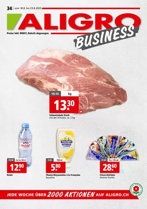 Aligro Katalog | Rabatt und Aktione | 2025-08-18T00:00:00.000Z - 2025-08-23T00:00:00.000Z