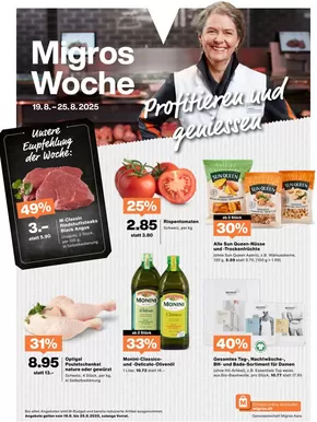 Migros Katalog | Exklusivi Deals für üsi Chunde | 2025-08-19T00:00:00.000Z - 2025-08-25T00:00:00.000Z