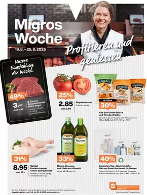 Migros Katalog | Üsi beste Deals für Sie | 2025-08-19T00:00:00.000Z - 2025-08-25T00:00:00.000Z